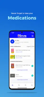 MyRxProfile android App screenshot 1