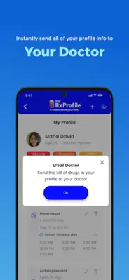 MyRxProfile android App screenshot 2